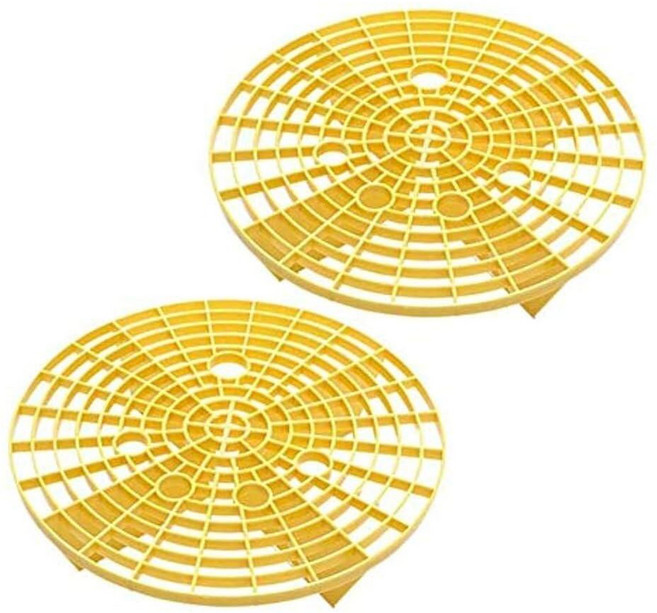 FITALA 2Pcs Car Wash Cleaning Kit Bucket Guards Plastic Vehicle Washing Kits Insert Dirt Remove Fl
