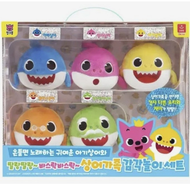 핑크퐁 상어가족 감각놀이세트, 1개