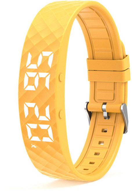 러브심플 진동 알람시계 스마트 스포츠 시계, 노란색, 1개