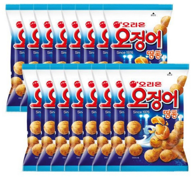 오리온 오징어땅콩 98g X 16개(박스), 16개