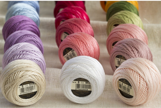 DMC Pearl Cotton 자수실 no. 8번사 자수 면사, 1개, 335