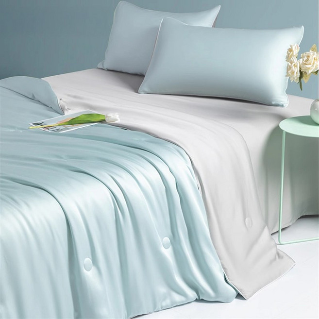 ACMER 부드러운 차렵이불 세트 이불세트 냉감 침대 냉감이불 4종세트