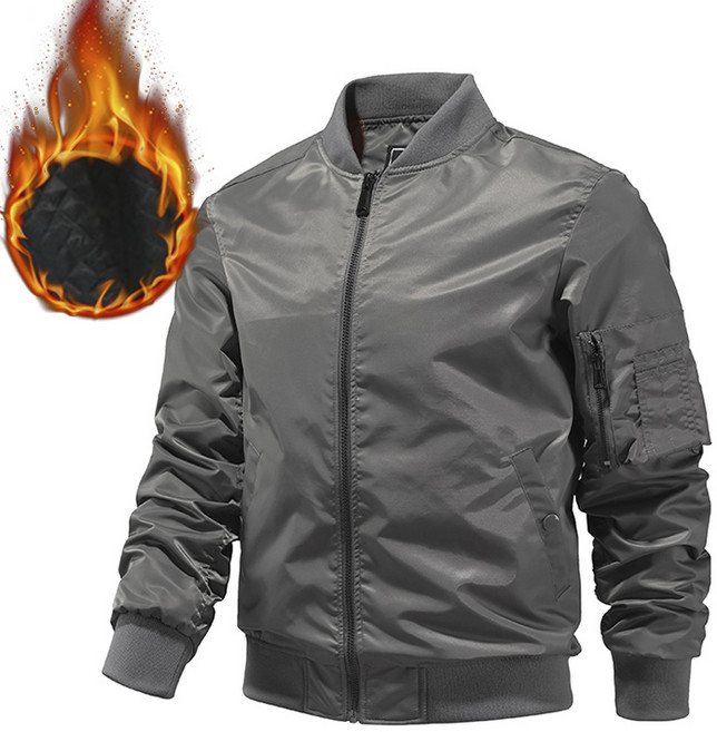 남자 도톰 기모 패딩 미군 항공잠바