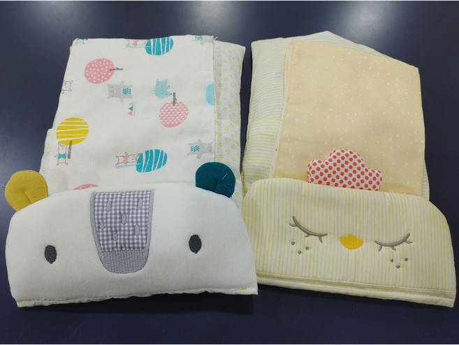 압소바해피랜드 좁쌀(숯볼) 겸용 헤이즈 짱구베개 HQA-31201, 곰(별 막대), 1개