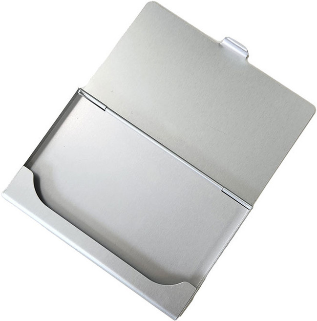 살림모아 스텐 명함케이스 실버, 1개