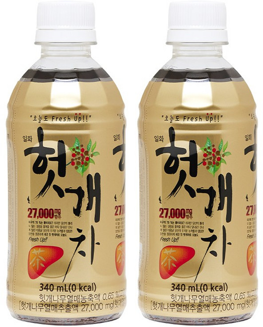 일화 [일화] 헛개차, 340ml, 20개