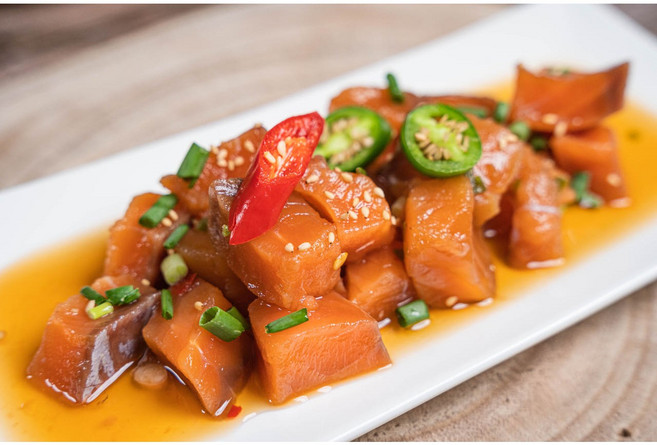 남경식품 한입 간장연어장 (냉동), 1개, 1kg