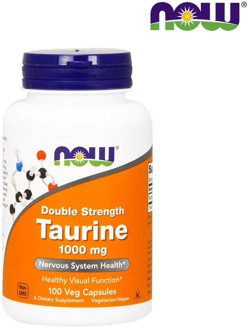 나우푸드 더블 스트렝스 타우린 1000mg 베지 캡슐, 1개, 100정 - 쿠팡