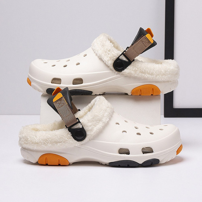 [티케이샵] 남녀공용 겨울 방한 털 슬리퍼 샌들