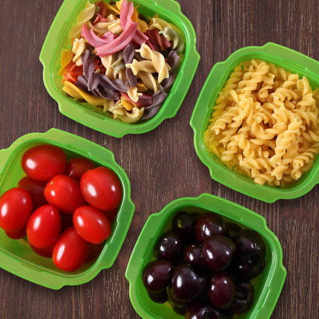 락스타 미라클린 집밥 전자렌지 진공 밀폐용기 반찬통 냉동밥보관 290ml, 선택2, 8개