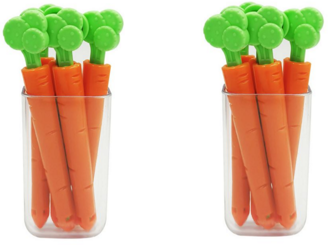 언니의추천 당근 모양 밀봉 클립 밀폐 집게 5개 세트 (+수납케이스 1개), 2세트