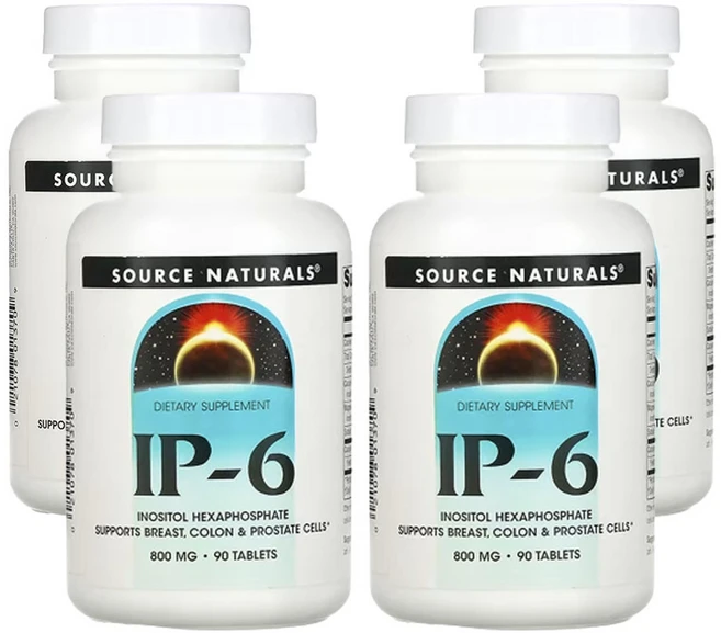 소스네츄럴스 IP-6 800 mg 90 정, 90정, 4개 - 쿠팡