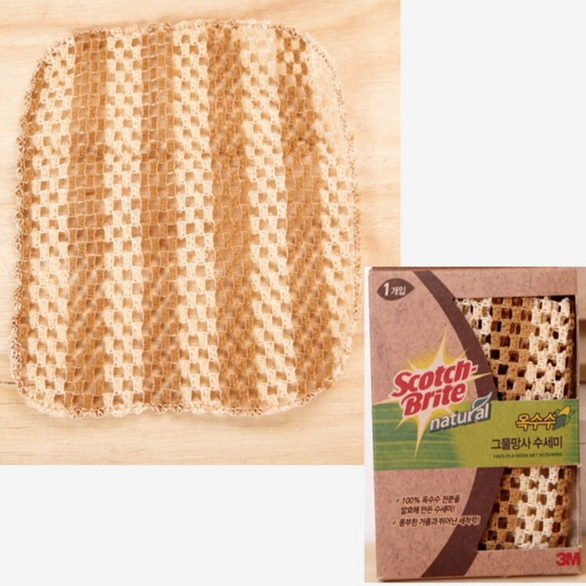 빅조이 옥수수 그물 세척용수세미