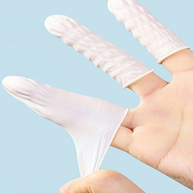 SLOWNEED 라텍스 손가락 장갑 100p 의료용손가락골무방수상처보호