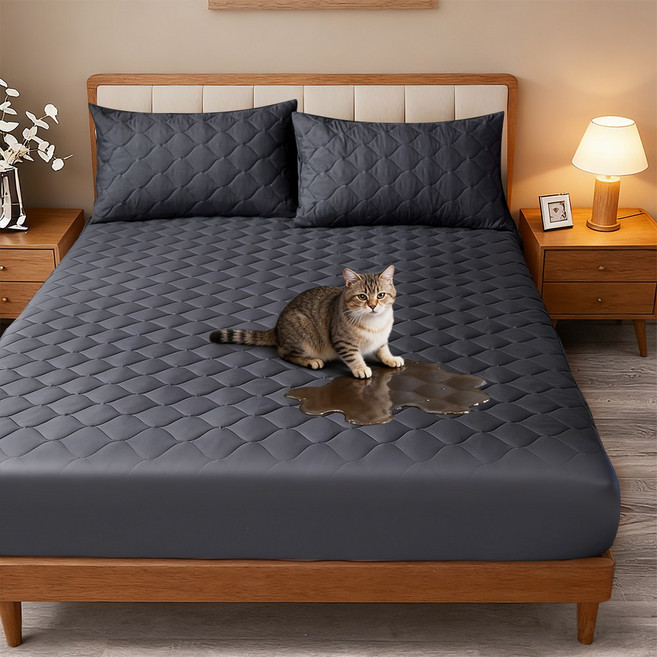 Unique Haven 매트리스커버 방수 침대커버 더블침대시트 프로텍트