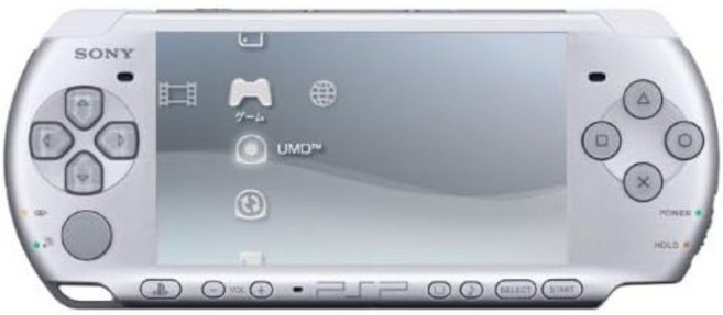 [정비 완료] PSP 플레이 스테이션 휴대용 미스틱 실버 (PSP-3000MS)