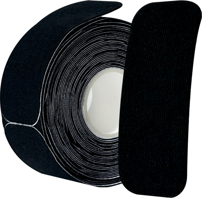 [파라오스포츠] 땀에 강한 강력 엄지 테이프 접착 두꺼운 얇은 볼링 타이밍 롤 3x8, T3_블랙 (보통), 1개