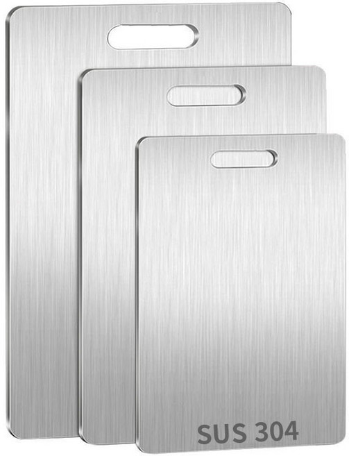 조이쥬드 스테인리스 304 양면 스텐 도마 항균, 1개, 소형