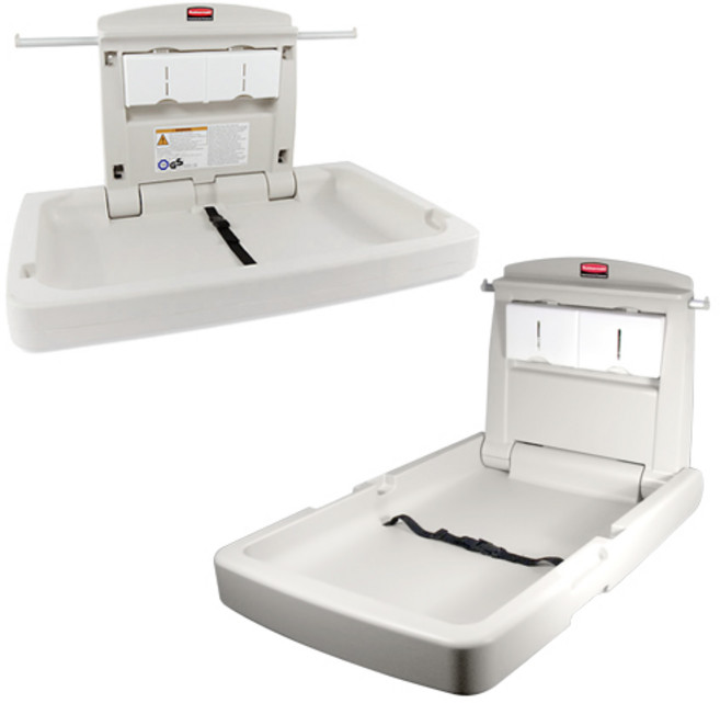 러버메이드 기저귀 교환테이블 (가로형 세로형) 교환대, 1개, 화이트 가로형