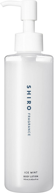 SHIRO 아이스 민트 바디 로션 (190mL), 190ml, 1개