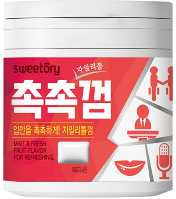 촉촉 자이리톨껌, 110g, 3개