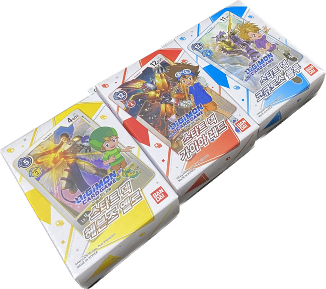 디지몬 카드게임스타트덱/블루 레드 옐로, 단품, 1개