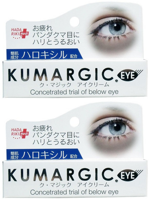 (2개) 일본 HADARIKI 하다리키 쿠 매직 아이크림 20g 쿠마직, 2개