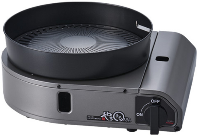 이와타니 카세트 스모클레스 불고기 그릴 CB-SLG-3, 1개, 실버