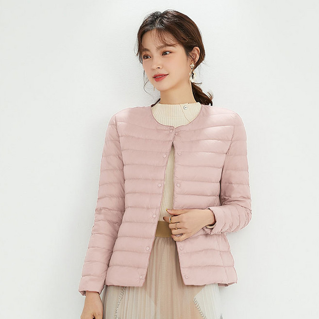 굿도우 여성 경량 오리털 다운 패딩 재킷