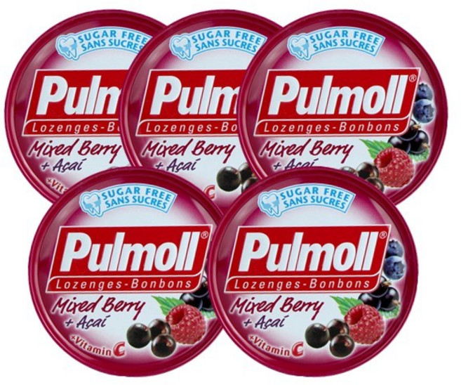 펄몰 무설탕사탕 슈가프리 캔디 당뇨간식 믹스베리 아사이맛, 5개, 45g