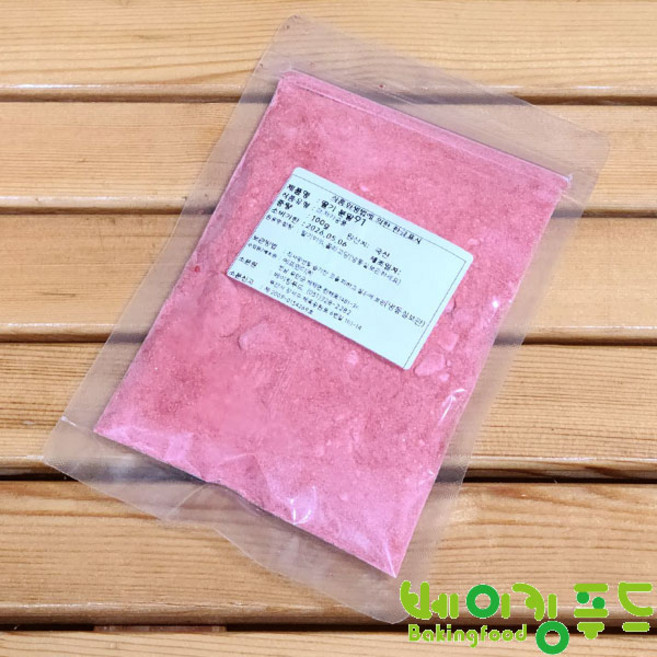 국산딸기가루100g 동결건조딸기분말91, 100g, 1개