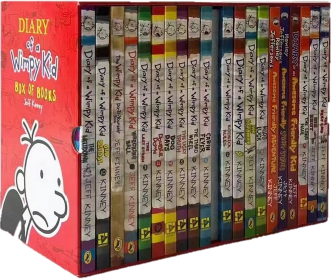 Diary of a Wimpy Kid Box of 1~14 Books, AmuletBooks