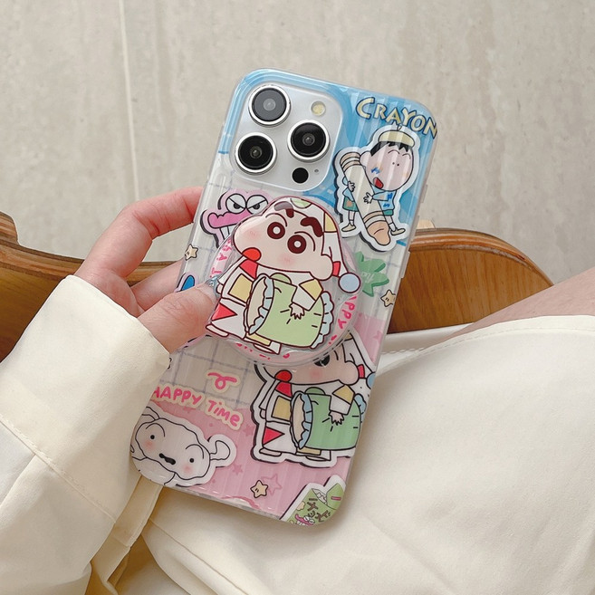 마모르 캐릭터 맥세이프 그립 톡홀더 거치대 세트 실리콘 아이폰 16 15 14 13 프로 맥스 Pro Max 케이스 PT-A1318