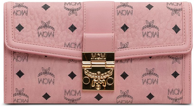 MCM 트레이시 모노그램 클래스프 지갑
