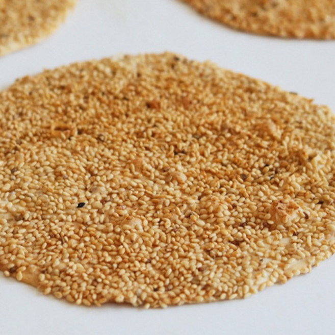 산동 주촌 참깨 전병 전통과자 500g 고소한 맛 달콤한 맛 참깨소금빵0.5kg, 1개