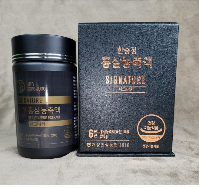 [개성인삼농협] 한송정 개성홍삼농축액 시그니처 240g, 1개, 240ml