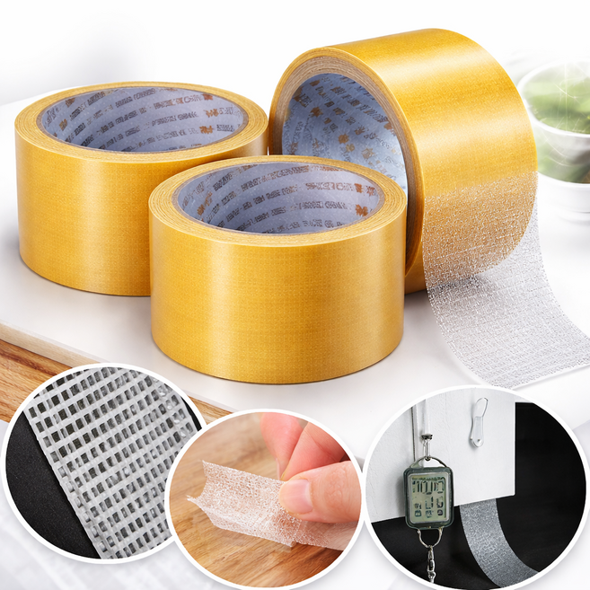 브로키 자국없는 초강력 양면테이프 5cm x 10m, 3개