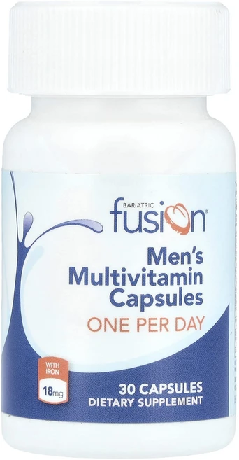 Bariatric Fusion 남성용 종합비타민 철분 함유 캡슐 30정, BariatricFusion남성용종합비타민철분함유캡슐3, 1개 - 쿠팡