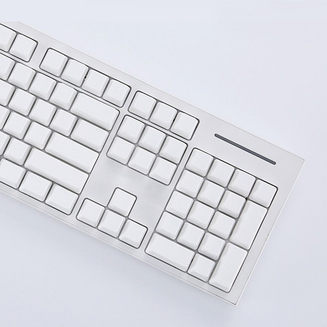 퓨어화이트 무각 키캡 커스텀 프로파일 3종 화이트 기계식키보드 키캡, 제조사축, Cherry, 퓨어 화이트