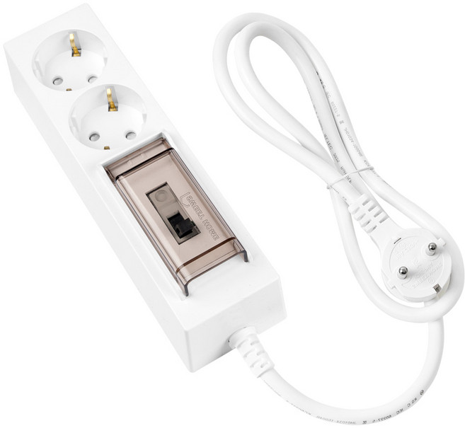 국산 고용량 멀티탭 안전 접지 대용량 건조기 에어컨 전용 2구 1M