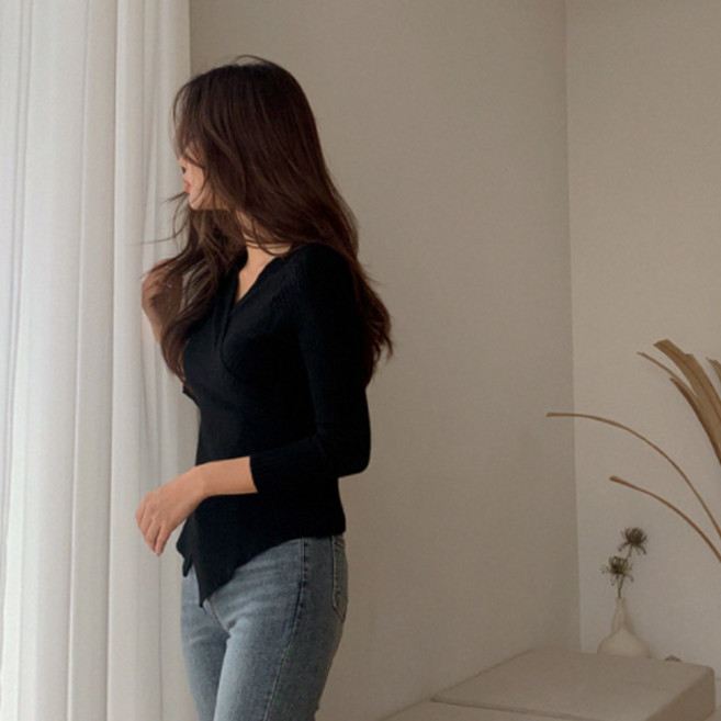 엔비룩 페미닌골지랩니트