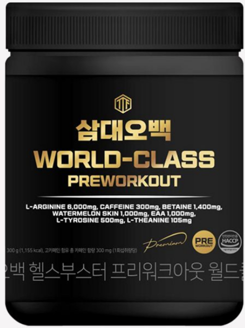 삼대오백 월드클래스 고카페인 EAA 헬스부스터 아르기닌, 300g, 300g, 1개