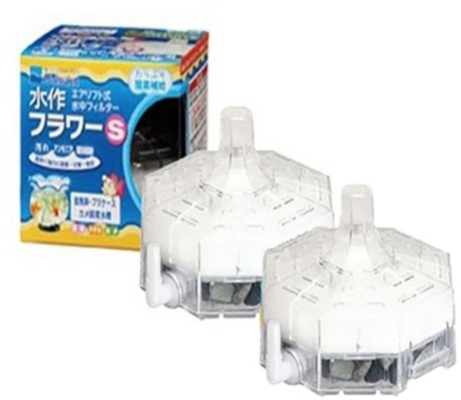 영아쿠아 수이사쿠 단지여과기 거북이 플라워 스몰, 2개