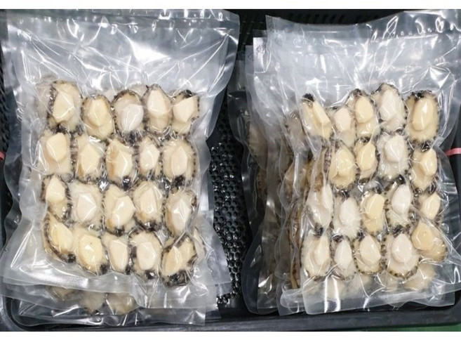 순살 손질전복 손질전1kg 손질후 순살+내장 순살자숙전복200g2팩 .400g1 선물용강추 주인직배송 자숙전복 진공포장 간편요리, 1세트, 28-38미