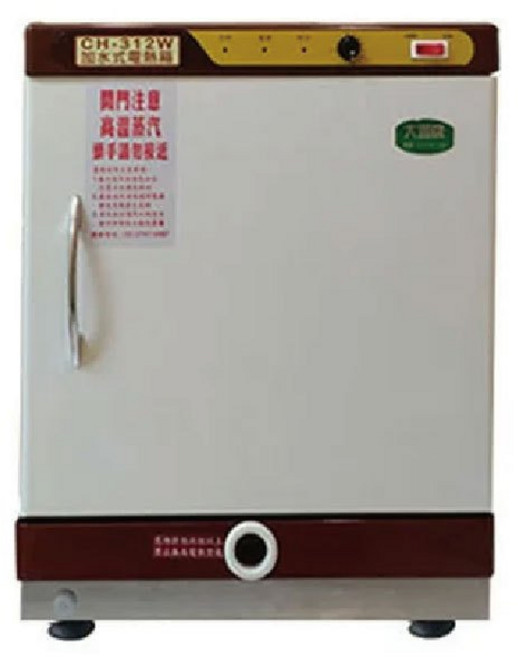 大豐 CH-312W 蒸氣式電熱箱，加水式設計，適用圓形便當盒10-12個或方形便當盒12-16個