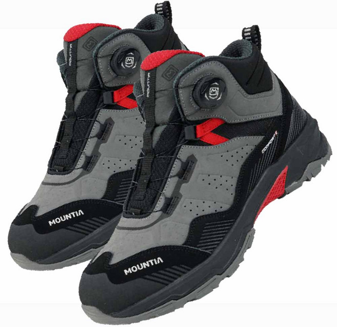 마운티아안전화 MT-600D 다이얼 경량 6인치 고급 건설 제조 유통 택배 퀵 남여 발이편한 볼넓은 편한 작업 안전화