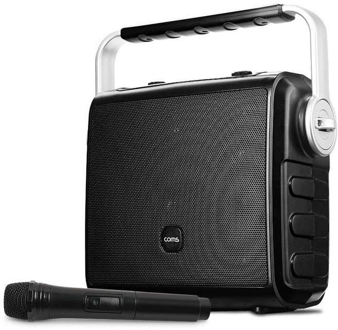 고출력 Hi-Fi 이동식 야외 앰프 버스킹 블루투스 스피커 무선마이크 AUX USB 행사 강연 강의용 이동형 엠프