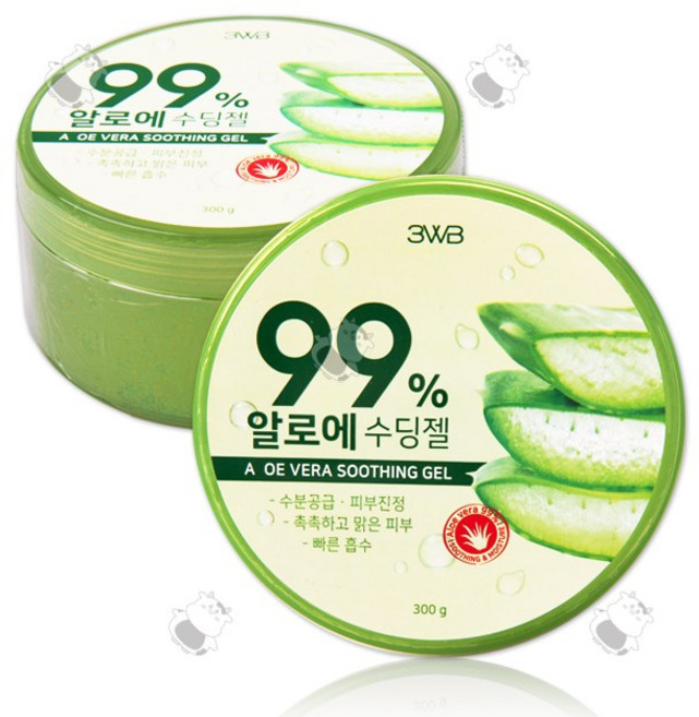 웰빙헬스팜 예쁜얼굴 알로에베라 수딩젤, 2개, 300g