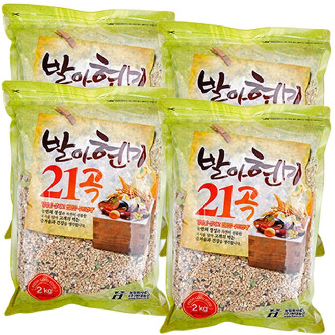 (현대Hmall)이잡곡이다 발아현미 21곡 2kg x 4봉, 4개