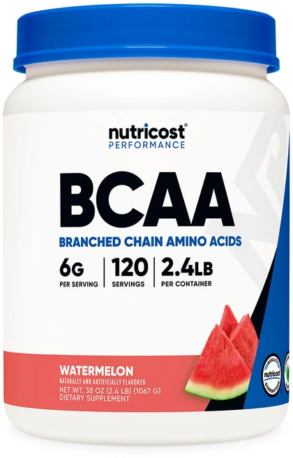 뉴트리코스트 BCAA 파우더 수박맛 120회분 1병, 1.089kg, 1개 - 쿠팡